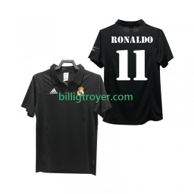 Billige Fotballdrakter Real Madrid RONALDO 11 2003 Retro Bortedraktsett 2002 Kortermet